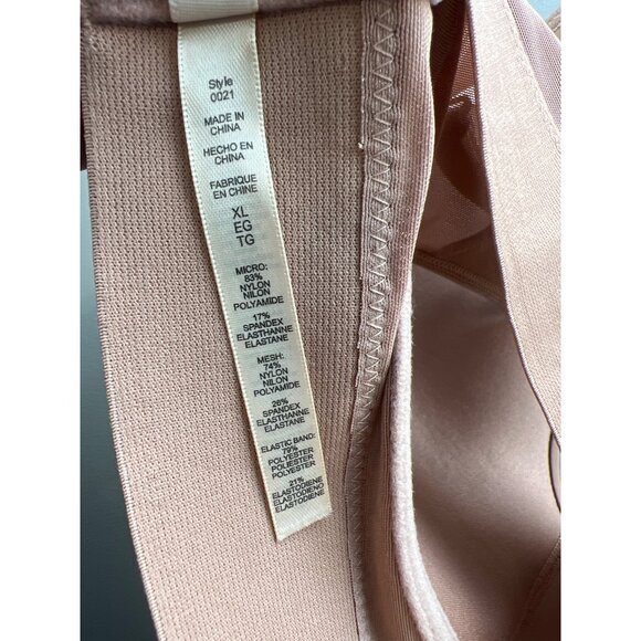 Rhonda Shear 2 Pack Molded Cup Bra with Wrap Back Size XL Pink Beige 623.12 - Picture 6 of 10